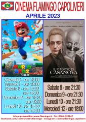 I film in programma al Cinema Teatro Flamingo di Capoliveri