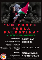 A Portoferraio il concerto di beneficenza "Un ponte per la Palestina"
