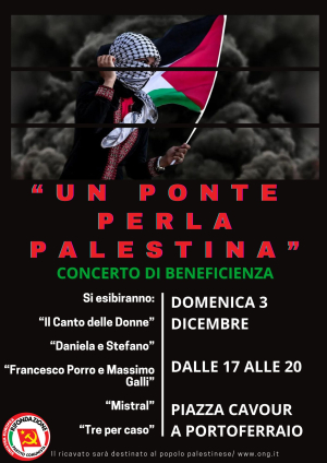 A Portoferraio il concerto di beneficenza &quot;Un ponte per la Palestina&quot;