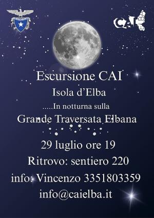 Escursione in notturna con il CAI Elba