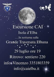Escursione in notturna con il CAI Elba