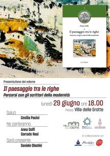 "Il paesaggio tra le righe", alla Villa delle Grotte la presentazione con l'autrice Anna Dolfi