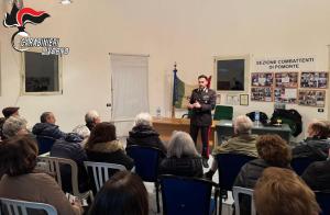 Incontro dei Carabinieri con l’Associazione “Il Calello” di Pomonte sul tema delle truffe agli anziani