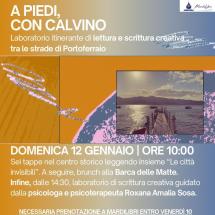 "A piedi con Calvino" - Laboratorio itinerante di lettura e scrittura creative per le strade di Portoferraio