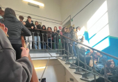 Plesso scolastico di Salita Napoleone ancora al freddo, continua lo sciopero degli studenti