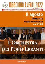 Musica d’autore a Pomonte con l’Orchestra dei Poeti Erranti