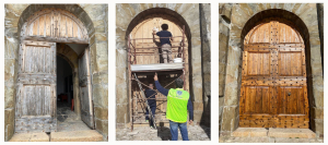 Restauro del portone di Forte Falcone, inaugurazione il 6 aprile con il Lions Club