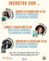“Incontro con gli autori”: tre appuntamenti letterari alla Biblioteca Comunale di Marciana Marina