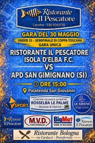Semifinale di Coppa Toscana per l'Under 15 Ristorante Il Pescatore, la sfida che può riscrivere la storia del calcio a 5 elbano