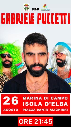 Un fine agosto di risate con Gabriele Puccetti a Marina di Campo
