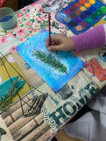 Erbe aromatiche ritratte ad acquerello dagli alunni di Casa del Duca