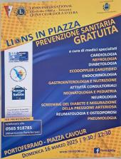 Lions in Piazza: prevenzione sanitaria gratuita