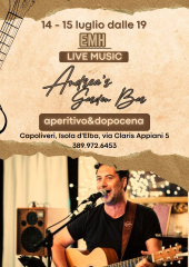 Il 14 e il 15 luglio musica dal vivo all Andrea's Garden Bar