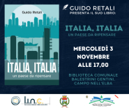 Guido Retali presenta il suo libro "Italia, Italia: un paese da ripensare" nella Biblioteca Campese