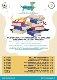 Continua il viaggio di Ottimomassimo nel comune di Marciana, la libreria itinerante per bambine e bambini