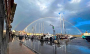 Lo spettacolo dell'arcobaleno incanta l'Elba