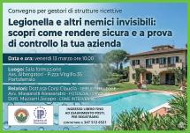 Convegno informativo su rischio Legionella e obblighi normativi per le strutture ricettive