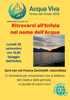 All'Enfola nel nome dell'Acqua sulle orme di Francesco
