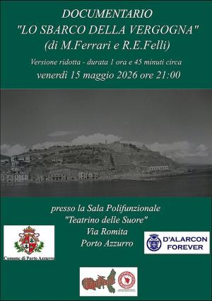 A Porto Azzurro la proiezione del documentario "Lo Sbarco della Vergogna"