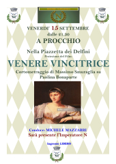 A Procchio la proiezione del cortometraggio "Venere vincitrice" di Massimo Smuraglia