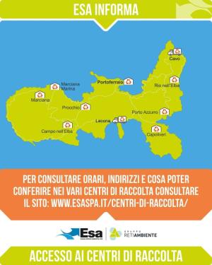 ESA, dal 1° ottobre cambiano gli orari dei Centri di Raccolta