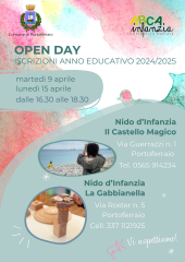 Portoferraio: aperte le iscrizioni ai nidi d'infanzia