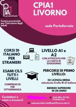 Portoferraio, aperte le iscrizioni al CPIA per l’anno scolastico 2026/2027
