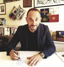 Emiliano Fossi, candidato alla segreteria Pd toscano, martedì  all'Elba