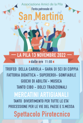 Il 13 novembre festa patronale di San Martino a La Pila