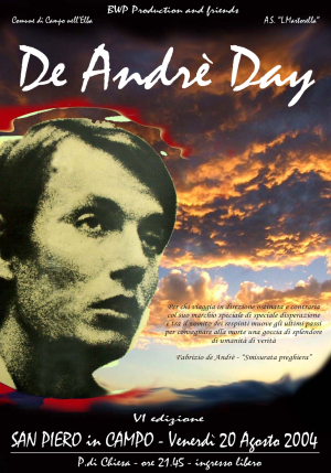 De André day fotostoria - edizioni 2004 e 2005