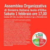 Il 1° febbraio l'assemblea organizzativa del Circolo elbano di Sinistra Italiana