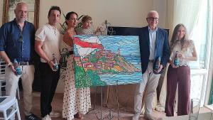 L'arte dell'elbana Laura Scappini veste la Goccia S. Bernardo dedicata all'Isola
