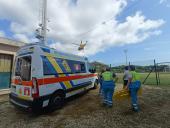 Pericolosa caduta per un ciclista, elitrasportato a Livorno