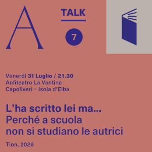 Autorə in Vantina – Talk #7 – “L’ha scritto lei, ma…”