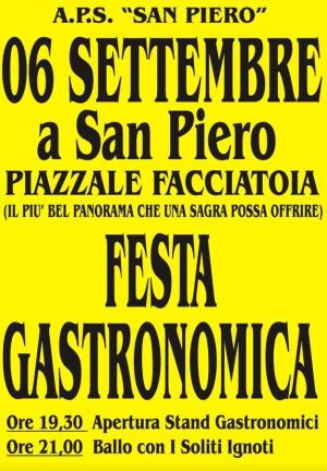 Festa gastronomica a San Piero