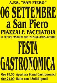 Festa gastronomica a San Piero