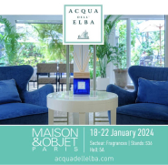 Acqua dell'Elba alla fiera parigina "Maison &amp; Objet"