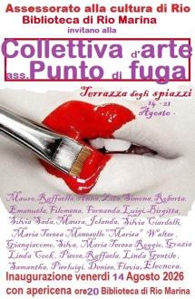 Collettiva d’arte dell’associazione Punto di Fuga alla biblioteca di Rio Marina