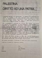 "Palestina: diritto ad una patria" in un volantino del 1990