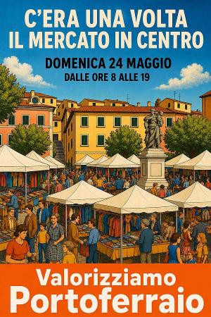 Domenica 24 maggio torna il mercato in centro storico