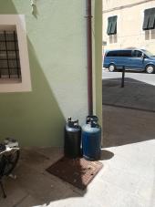 La bombola rapita  (svuotata e abbandonata)