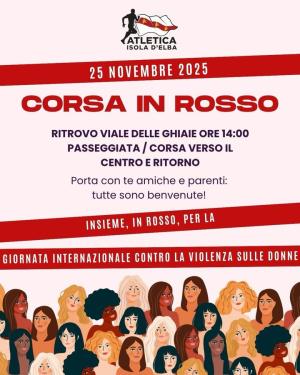Corsa in rosso contro la violenza