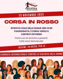 Corsa in rosso contro la violenza