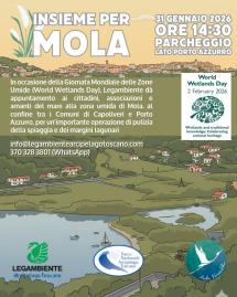 Insieme per Mola: una giornata di pulizia per celebrare la Giornata Mondiale delle Zone Umide