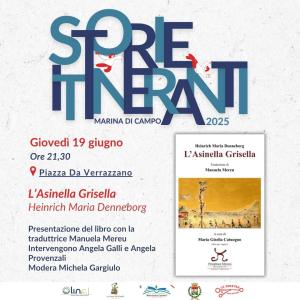 &quot;L&#039;Asinella Grisella, una fiaba moderna&quot; apre la rassegna letteraria Storie Itineranti 2025