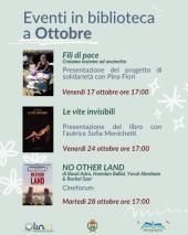 Il programma di ottobre 2025 in biblioteca a Campo