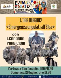 L'ORA DI AGIRE! -  Emergenza ungulati all’Elba