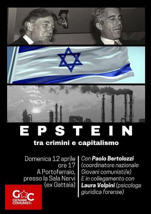 A Portoferraio un incontro-dibattito sugli “Epstein Files”