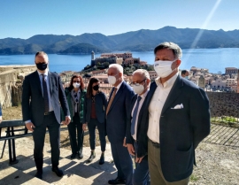 Giani e Schmidt battezzano Forte Falcone come sede per le mostre di "Uffizi Diffusi"