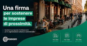 Mobilitazione di Confesercenti per il rilancio del commercio: “salvare i negozi di vicinato per garantire la vivibilità”